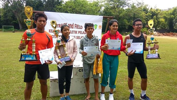 Juara Umum Kejuaraan Atletik pelajar se Kota Tangsel  
2019